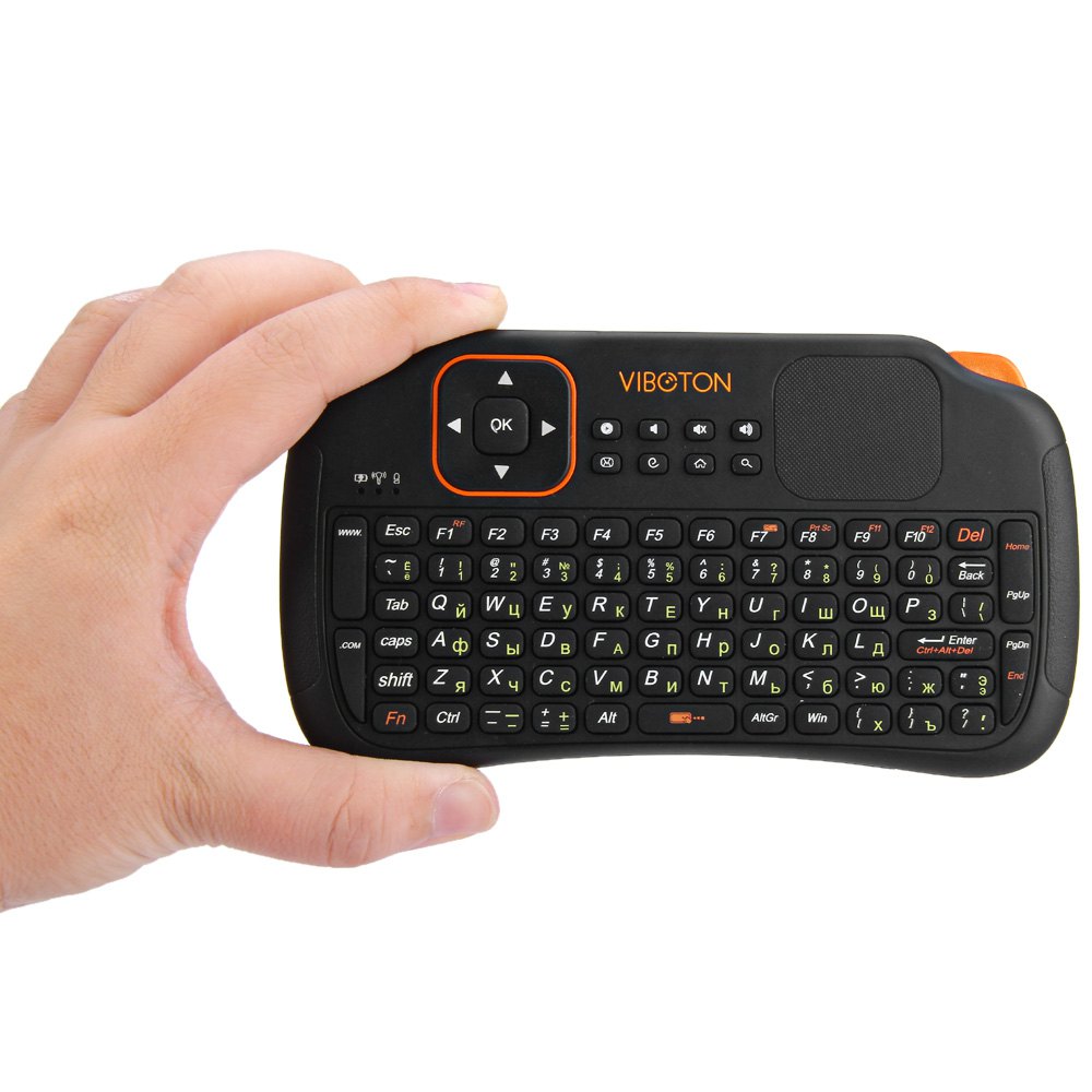 3 40584 zoom Viboton Touch Pad Mini Wireless Keyboard Mouse S1