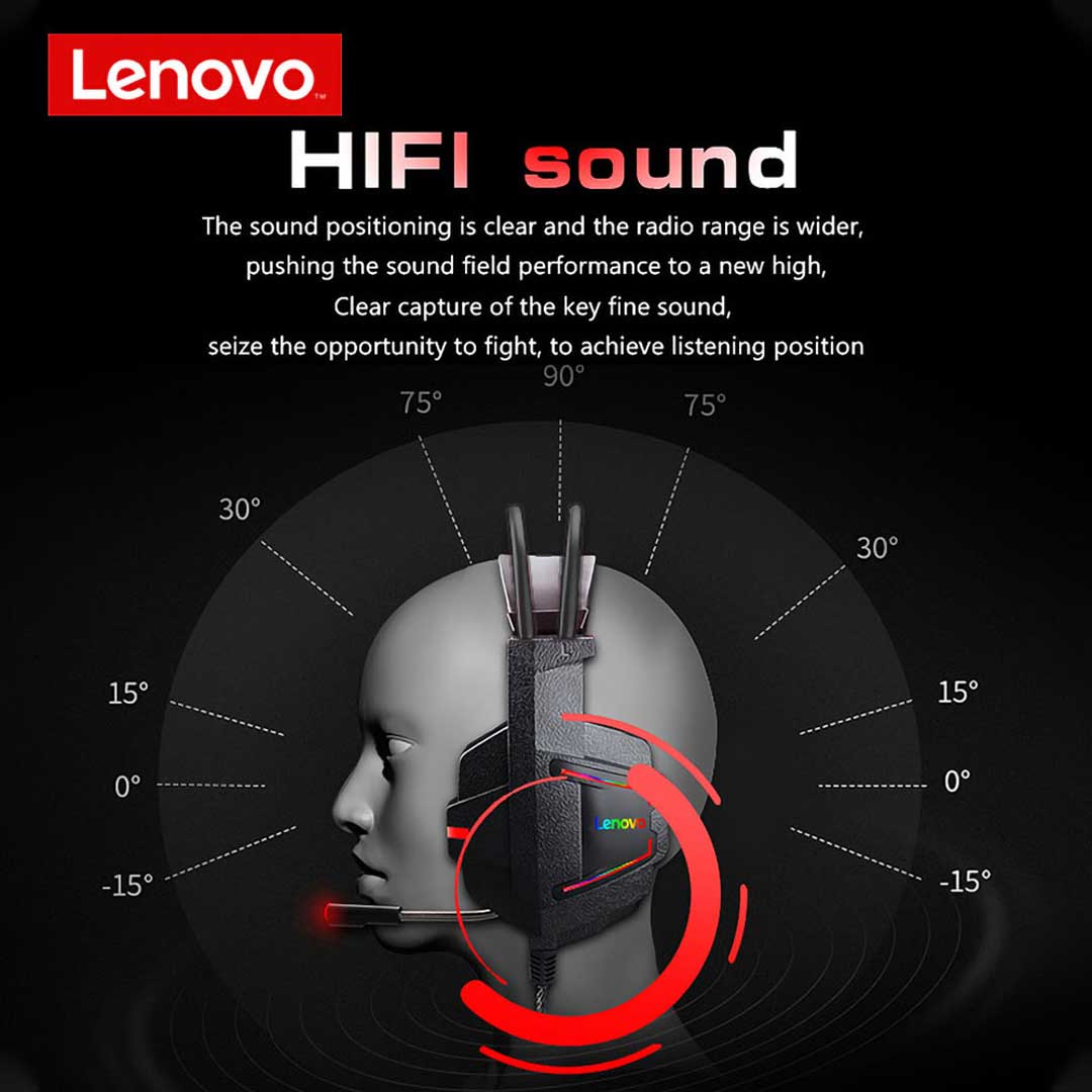 Lenovo Gaming Headset HU85 bDonix 5 Lenovo Gaming Headphone HU85