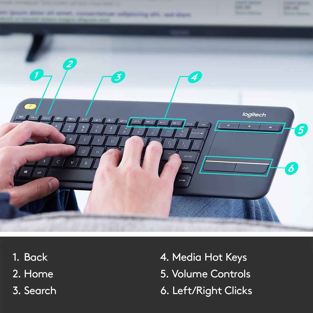 logitech k400+ keyboard