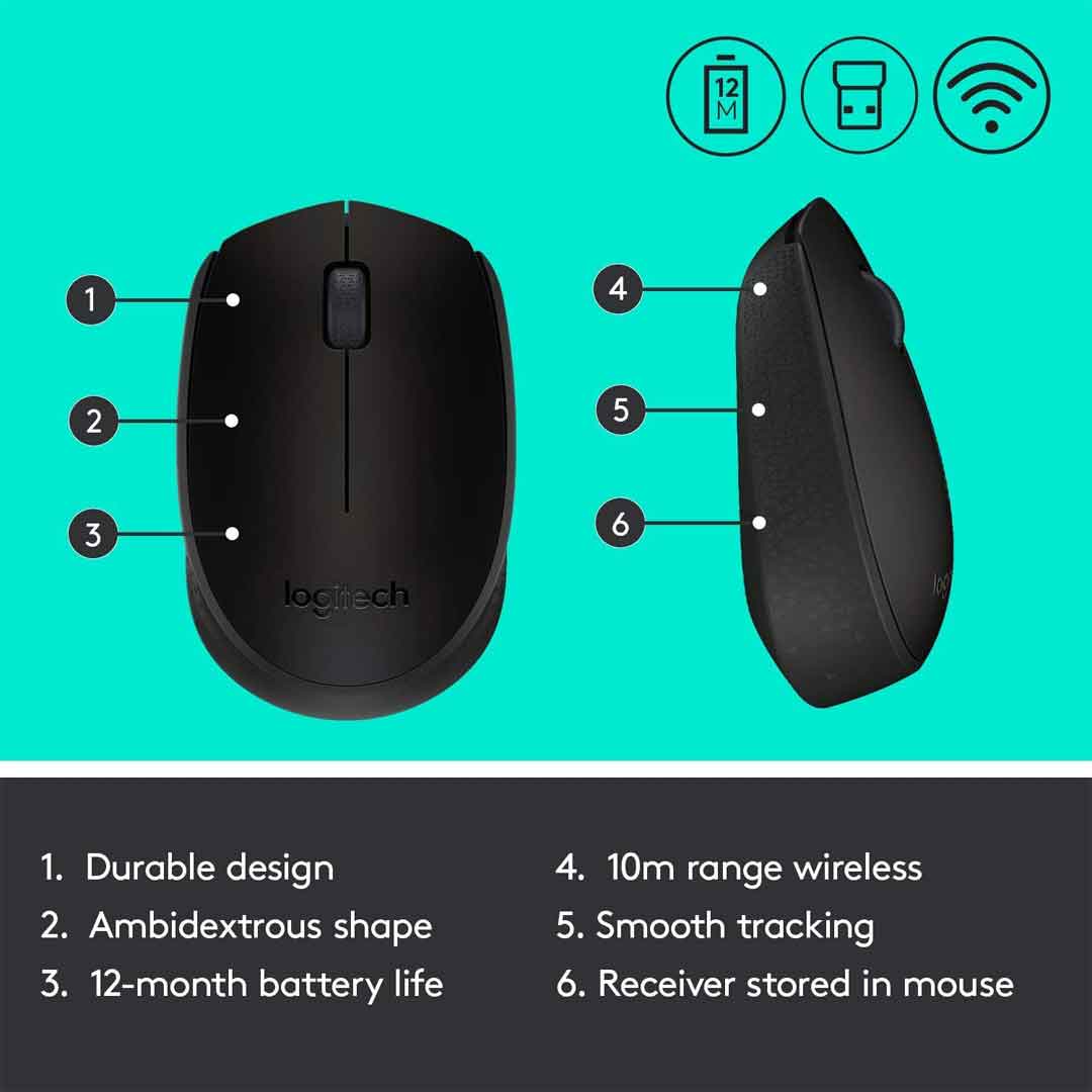 mouse logitech m171 wireless 