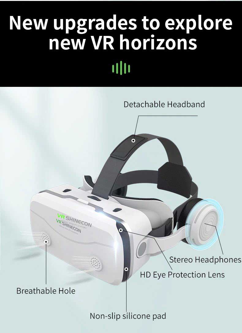 shinecon virtual reality glasses