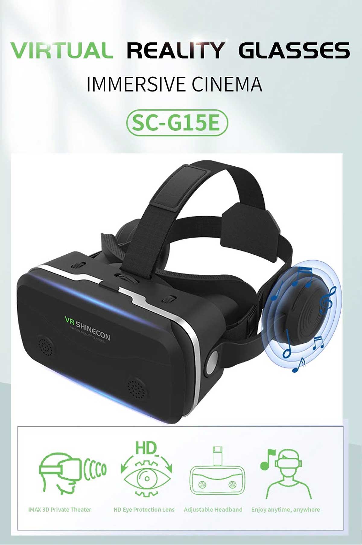 vr shinecon virtual reality glasses
