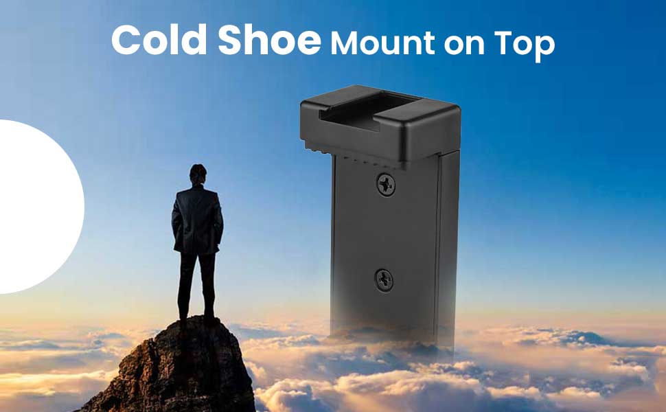Cold shoe mount on top