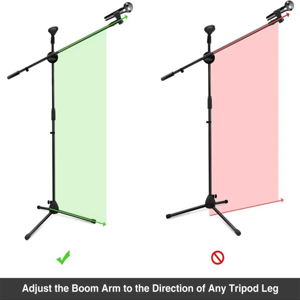 How to use tripod microphone stand?