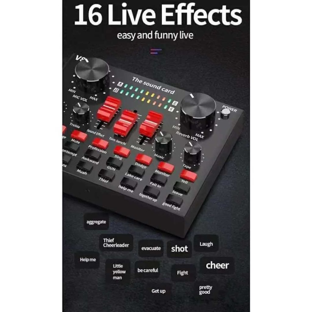 live sound card with 16 live effects