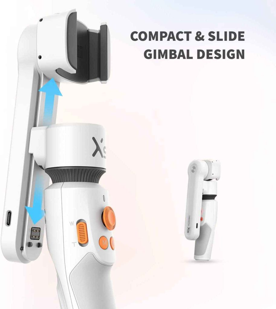 Compact and slide gimbal deign